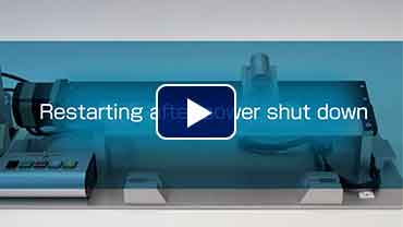 Restarting after power shut down